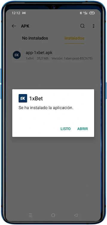 actualizar app de android de 1xbet a la última versión disponible